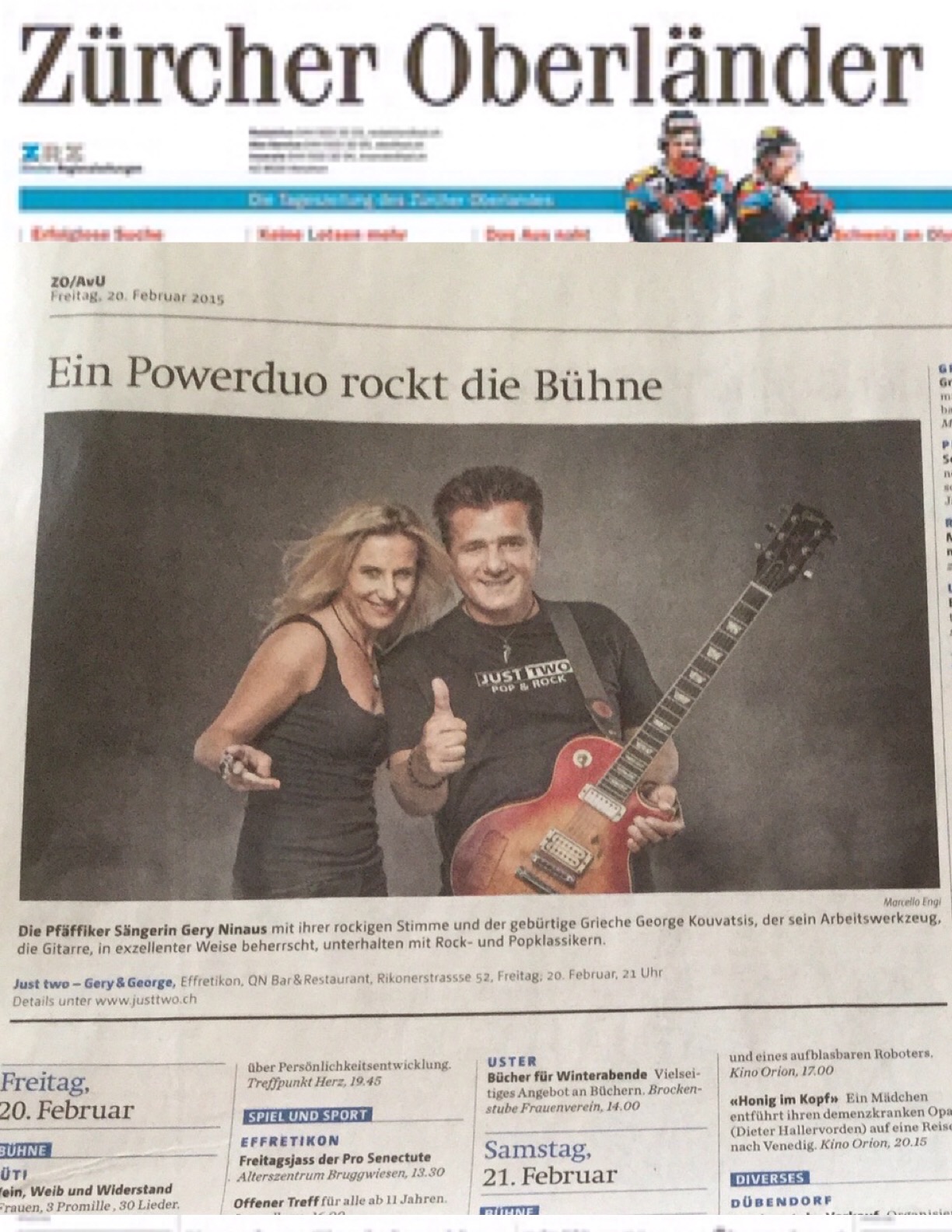 Just Two -  Pop &amp;amp; Rock - Live Musik — photo 2